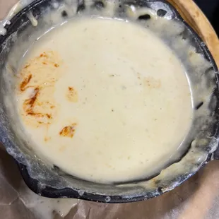 Large queso. Amazing.