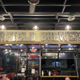 the entrance to garfield brewery