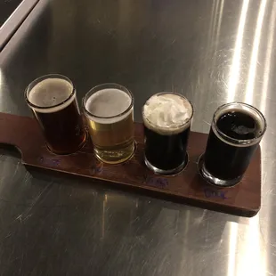 Flight of beers