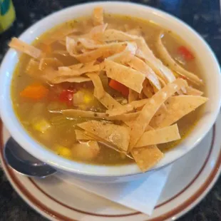 Chicken Tortilla Soup Bowl