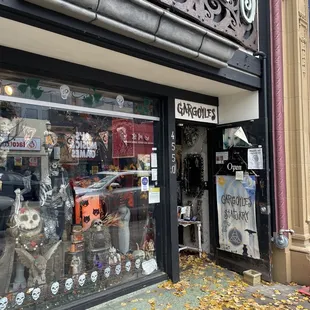 Outside, front of store