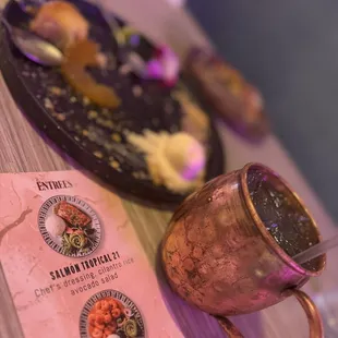 Mexican mule and pineapple upsidedown cake