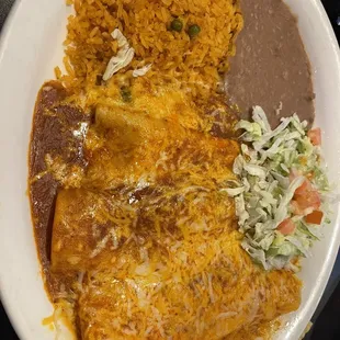 Cheese enchiladas