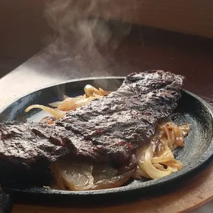 Great sizzling steak!