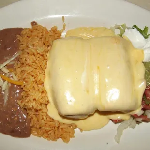 Chicken Chimichangas.