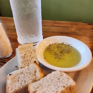 Bread and olive oil