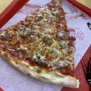 Sausage Pizza Slice, yum!