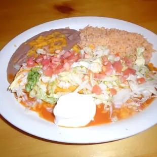Garibaldi's Burrito, lunch size meal.