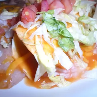 Garibaldi's Burrito, close-up.