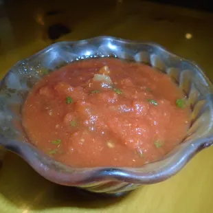 Salsa, close-up.