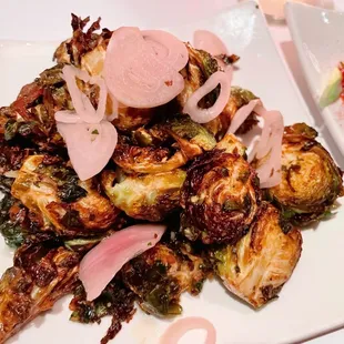 Crispy Brussels Sprouts (with bacon)