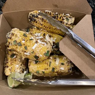 Italian Style Street Corn on the Cob