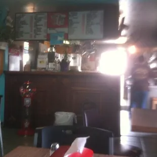 Sitting @ table waiting 4 food