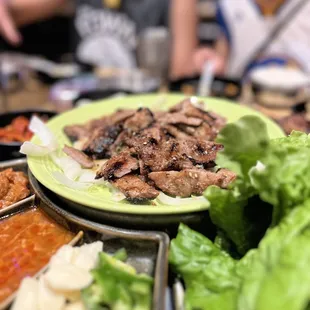 #15 Special Combo Meal (marinated grilled pork + BBQ beef short ribs)