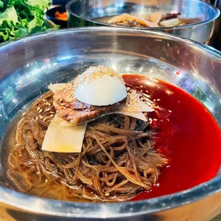 Korean Cold Noodle Soup