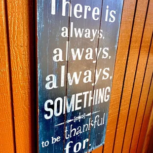 there is always always always something to be thankful to for