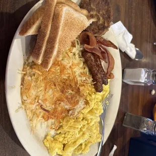 Super mega plate!  Hands down my favorite breakfast spot!