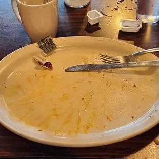 Ooooppppssss I don't have any leftovers today, hahaha