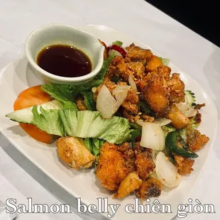 Fried Salmon Belly