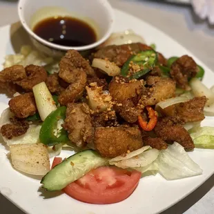 Deep Fried Salmon Belly