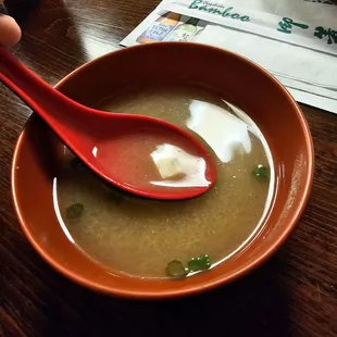 Miso soup (included with your entree)