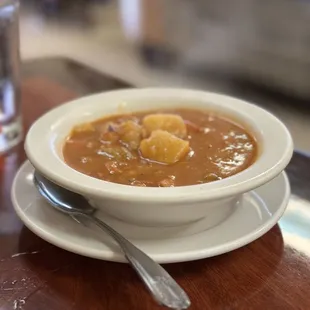 Clam chowder (Manhattan) w garlic