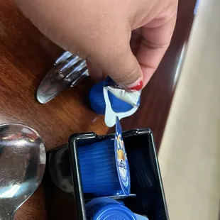 Ewww the open creamer