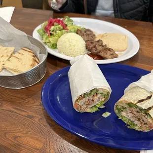 Lamb Shish Kebab Plate