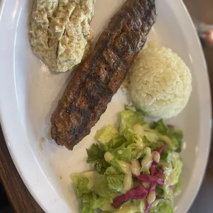 Adana Kebab Plate