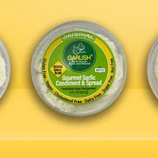 Signature "Garlish" Garlic spreads added to every signature sandwich.  Which is your favorite?