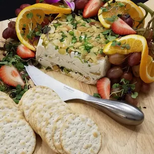 Goat Cheese &amp; Spring Onion Terrine