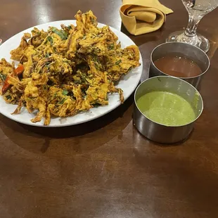 Spinach &amp; Onion Pakoda