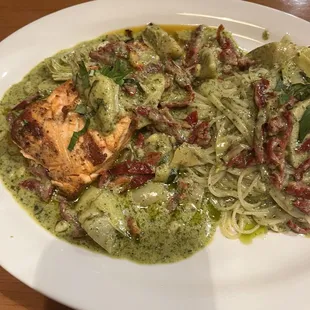 Salmon Al verde.