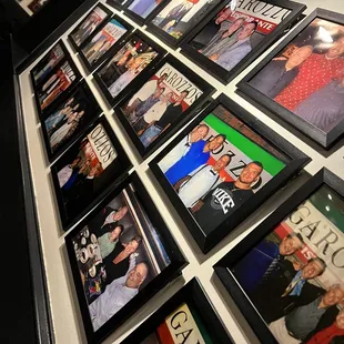 Celebrities are all over the walls who have visited this fine establishment!