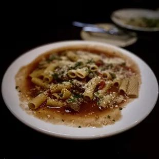 a plate of pasta