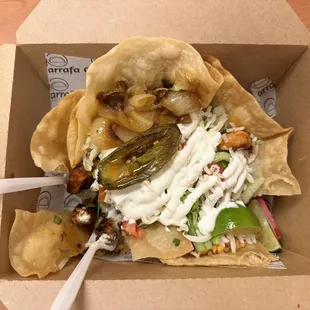 Taco Salad Bowl with Shrimp