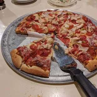 Customized homemade pizza