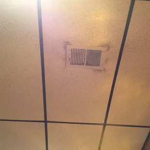 Vent over our table.