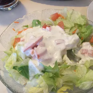 Yummy pre dinner salad!