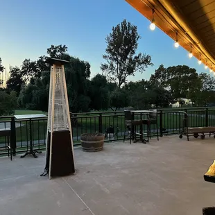 Sunset view over the Sunnyvale Municipal Golf Course.