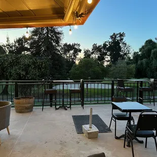 Sunset view over the Sunnyvale Municipal Golf Course.