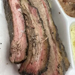 Up close look at this juicy smoked deliciousness