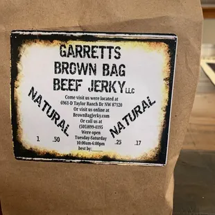the label