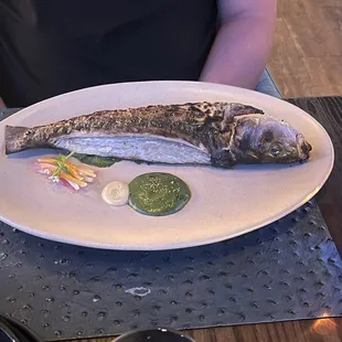 Whole Grilled Branzino