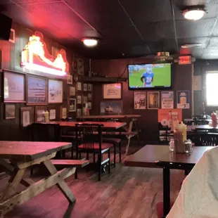 a man sitting at a table in a restaurant