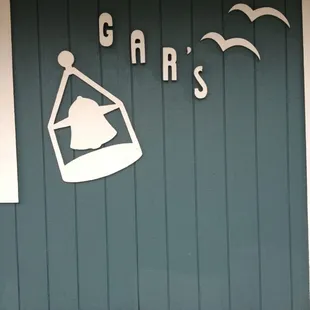 Front of gars bar