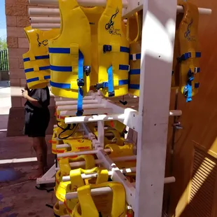 They provide life vest