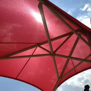 One is the umbrellas