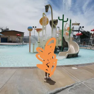 All outdoor water park