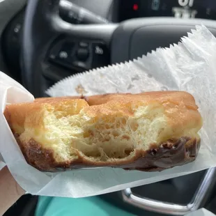 Chocolate yeast donut